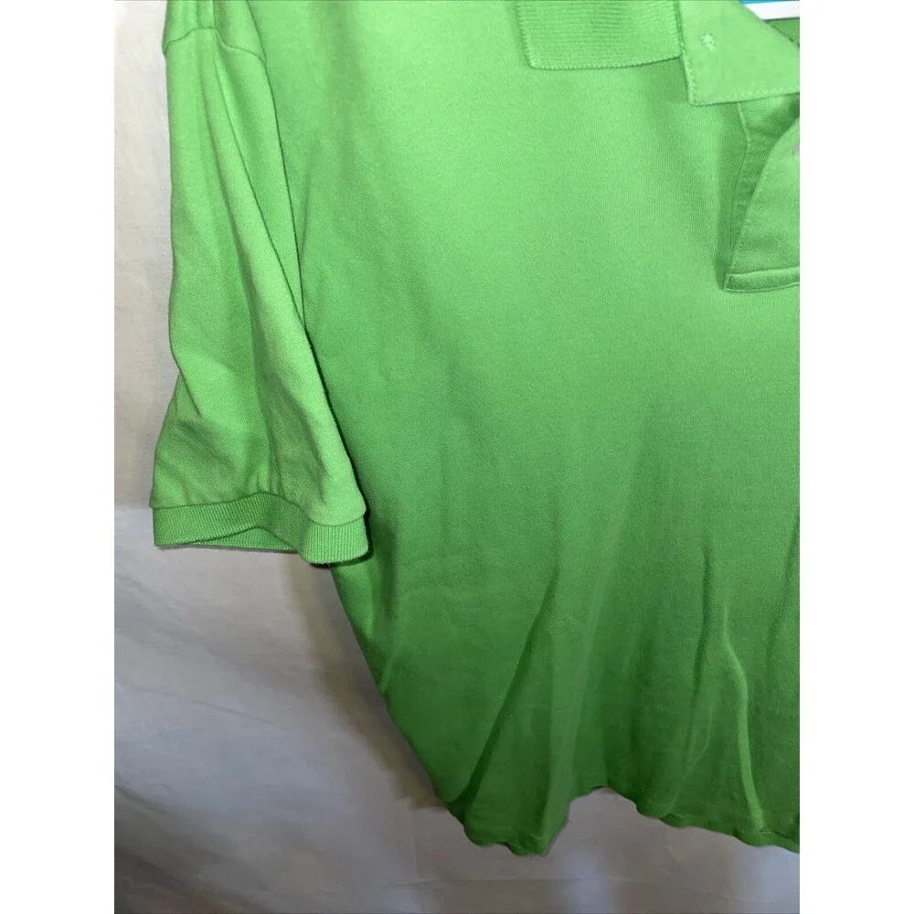Polo Ralph Lauren Golf Shirt Men’s Size Large Green 100% Cotton Short Sleeve